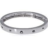 GUESS Narrow Hinge Bangle Bracelet with Crystal