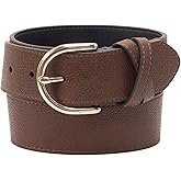 Tommy Hilfiger Women's Round Buckle Casual Cross Band Belt for Jeans, Trousers and Dresses