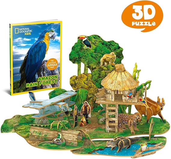 CubicFun National Geographic -Amazon Rain Forest 3D Puzzle