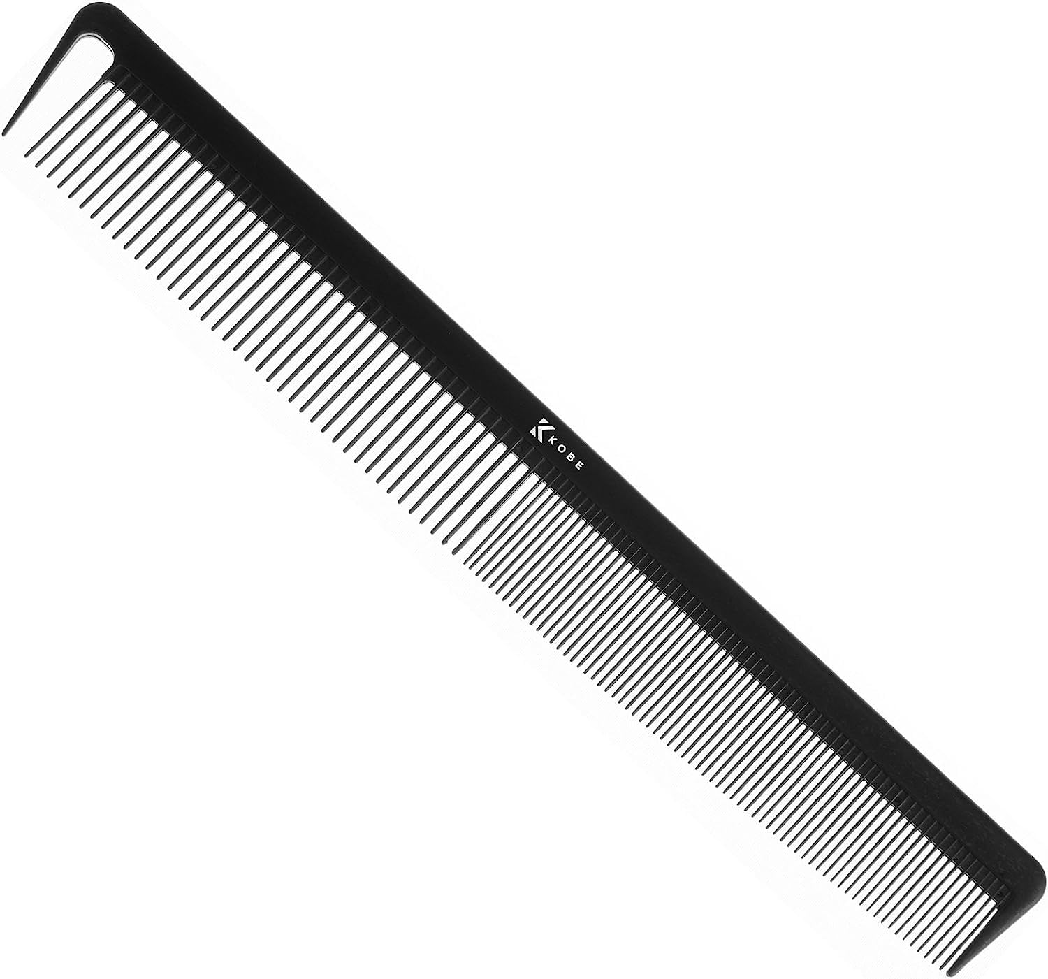 Kobe Long Carbon Professional Hairdresser's Cutting Comb - Carbon Fibre for Strength & Durability