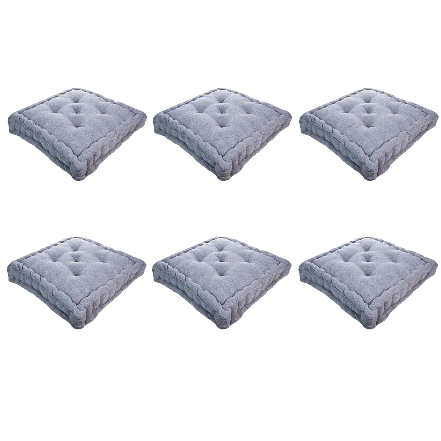 Nicola Spring Dining Chair Cushion Seat Pad Square Padded French