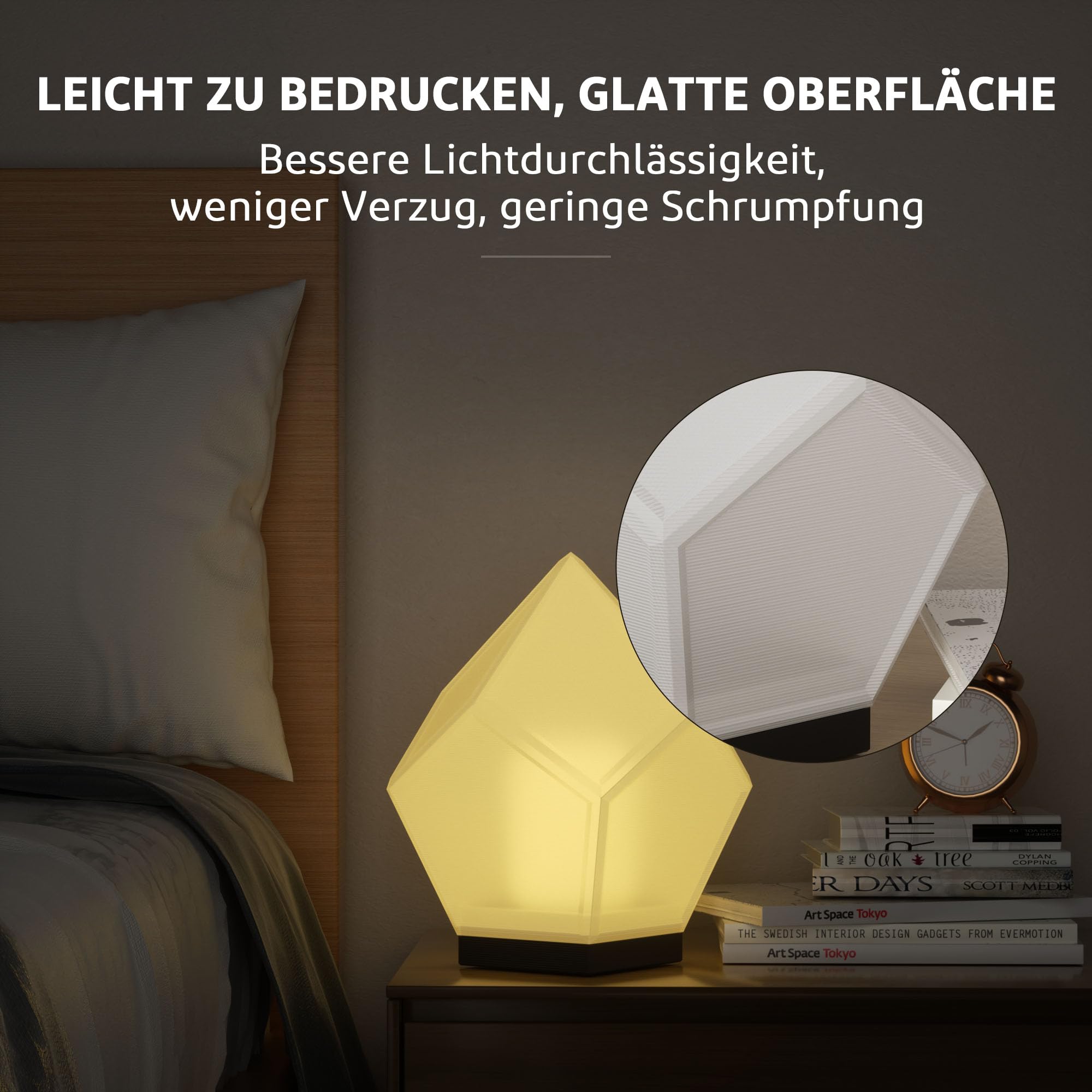 ELEGOO Rapid PETG Filament 1.75mm Schwarz Weiß Grau Silber 4 KG, High Speed 600mm/s 3D Drucker Filament Maßgenauigkeit +/- 0.02 mm, 4kg Pappspule(8.8lbs) Passend für die Meisten 3D Printer 4