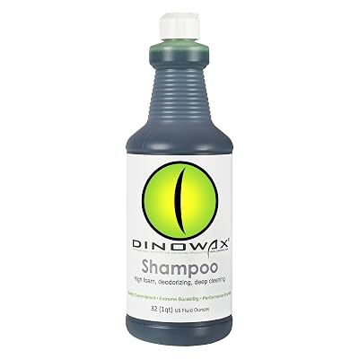 Dinowax Shampoo | High Foam Carpet Shampoo | Concentrate Cleaner with Odor Eliminating Power | Professional-Grade (32 Oz)