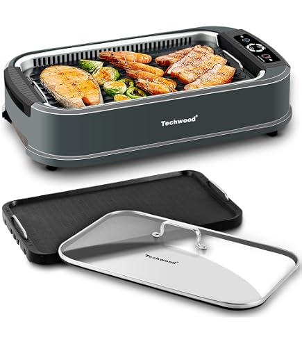 Amazon.com: SMART BERRY K-GRILL, SMART BERRY 3 in 1 Smokeless