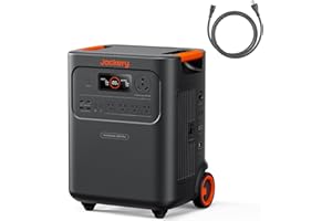 Jackery HomePower 3600 Plus Portable Power Station, 3600W AC Output, 3584Wh LFP Solar Generator, Expandable up to 43kWh, Essential Home Backup for Home Use, Emergencies, RV (Solar Panel Optional)