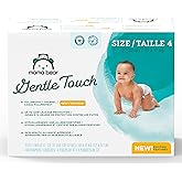 鶹 Brand - Mama Bear Gentle Touch Diapers, Size 4, 148 Count (4 packs of 37)