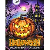 Halloween Coloring Book for Adults: 50 Intricate Halloween Designs for Relaxation and Stress Relief | Perfect for Adult Coloring Enthusiasts