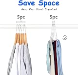 Northern Brothers Baby Hangers 80 Pack White Plastic Toddler Clothes Hangers view 6