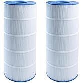 C1200 Pool Filter Cartridge (2-Pack) | Compatible with Hayward CX1200RE,PA120, Star Clear Plus C12002, PA120-M, Unicel C-8412,Clearwater II 125, Filbur FC-1293, Porpoise PP-B2, AK-7005 | 120 Sq. Ft.