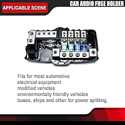 4-Way Multi-functional Car Audio Stereo ANL Fuse