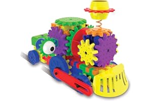 The Learning Journey Techno Gears STEM Construction Set - Crazy Train (60+ pieces) - Learning Toys & Gifts for Boys & Girls Ages 6 Years and Up