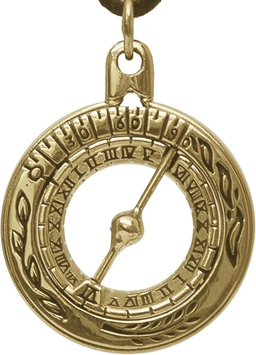Äquatorialkugel Brass Sundial Pendant Amazon.co.uk Jewellery