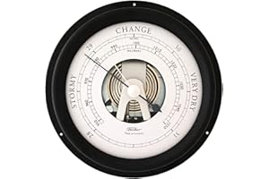 FISCHER GERMANY Fischer Maritime Barometer Black, Diameter 125 mm (Face 85 mm) - 1508B-06