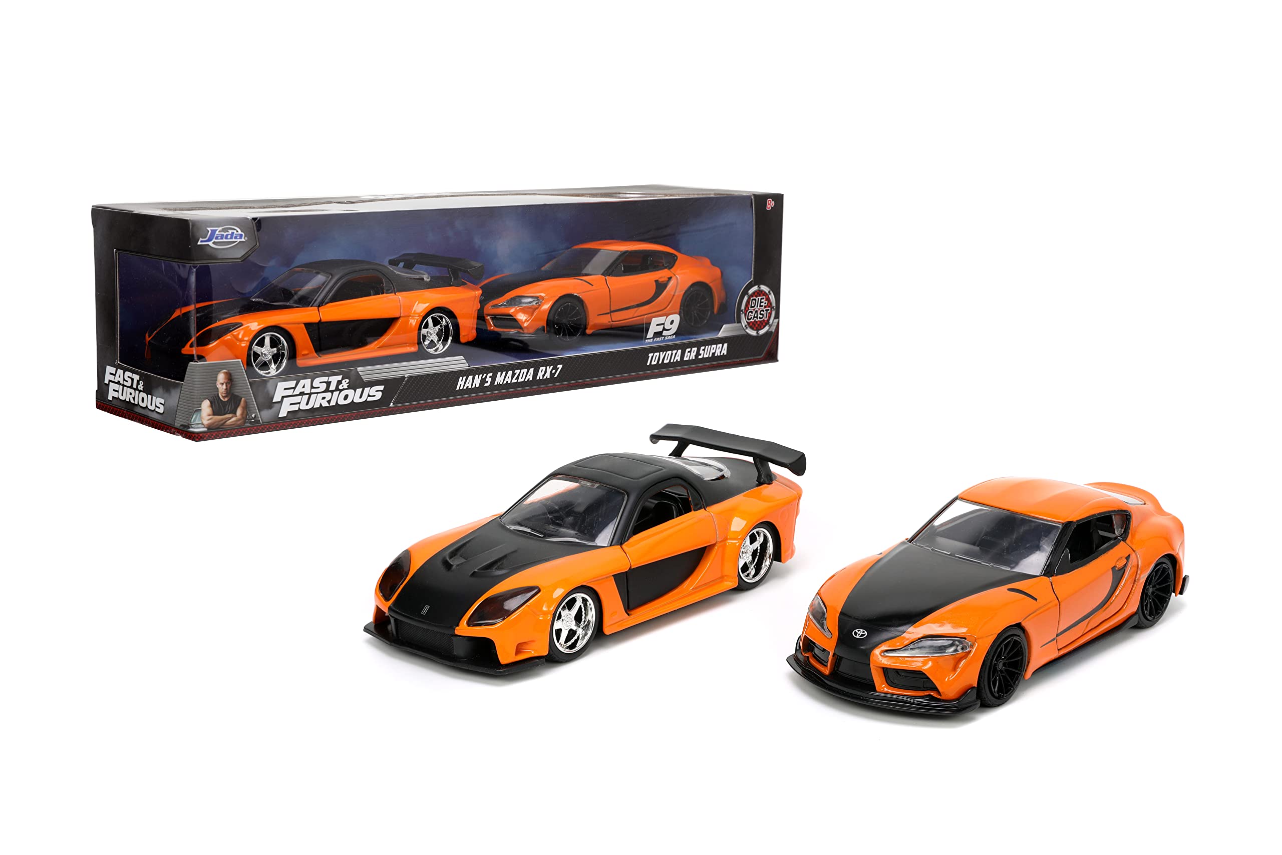 JADA TOYS - MAZ RX7 / Toyota GR Supra - Fast and Furious Twin Pack - 1:32
