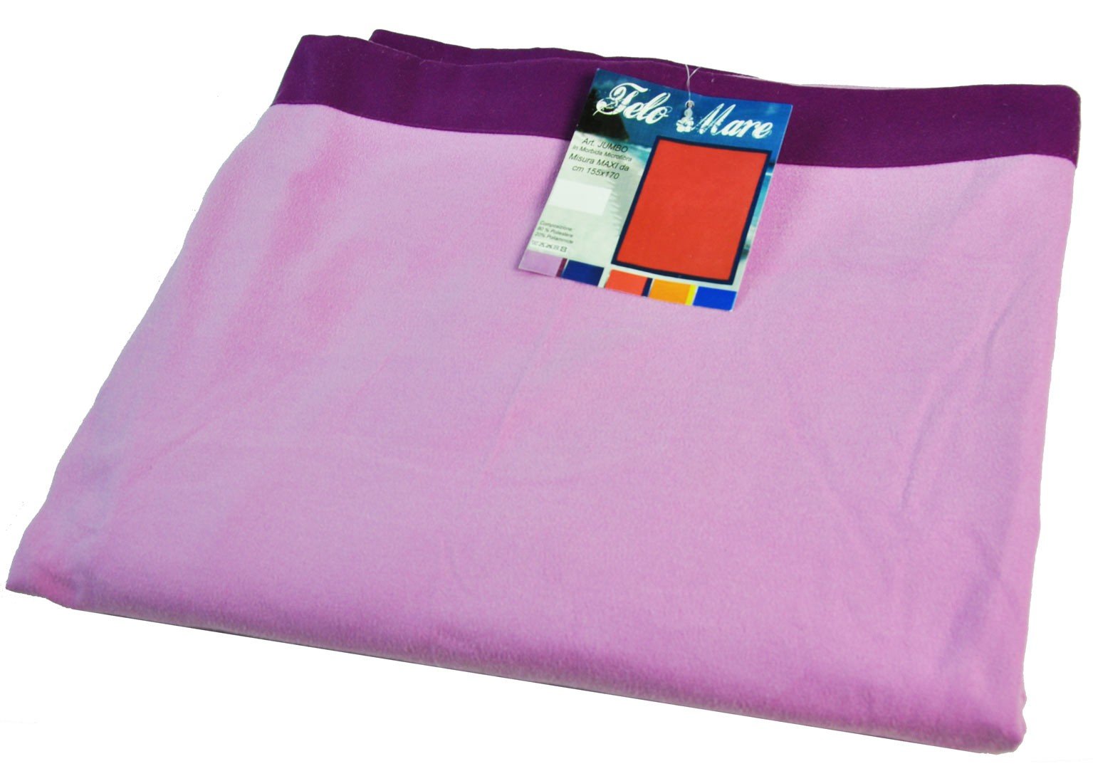 Casatessile Maxi large beach towel microfibre 155x170 cm. - LILLA