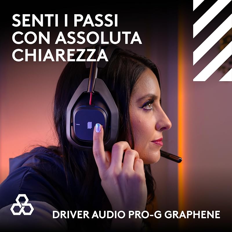 Astro A50 cuffia e microfono gaming wireless LIGHTSPEED + base