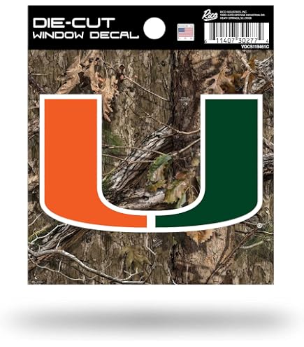 thumbnail image 2 of Miami Hurricanes Vinyl Bumper Sticker Decal – 3 Inches, For Car Truck Laptop 2 of 4