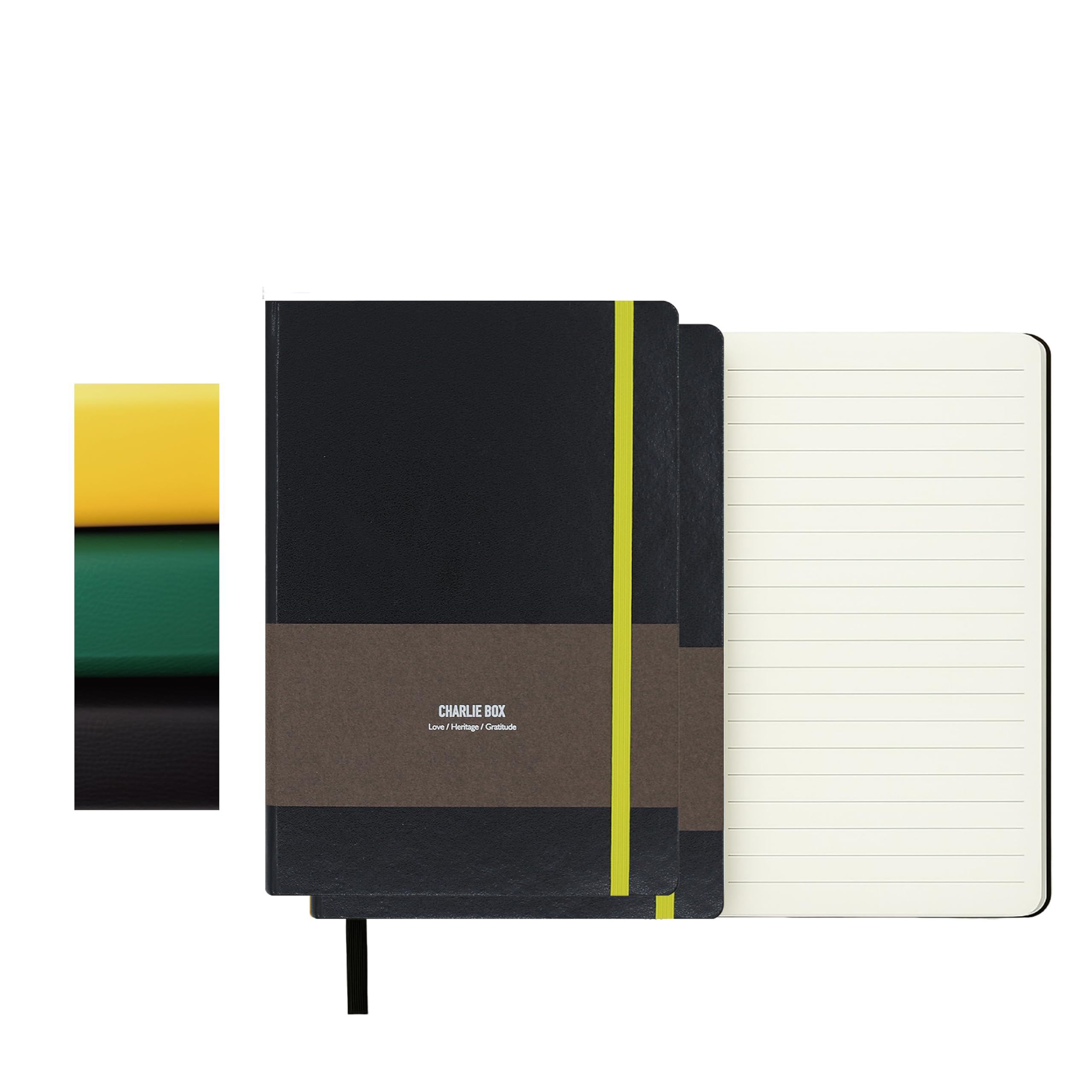 TUNJILOOL A6 Notebook 2-Pack, 192 Pages Lined Journal, 80 GSM PU Leather Cover, Writing Notebook for Women & Men, Ideal for School, Office, Home, Business, or Travel