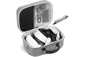 for Quest 3 Case, Hard Travel Carrying Case for Oculus Quest 3 with Elite Strap, Controllers and Other Accessories, Hard Case