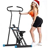 keep sexy Stair Stepper for Home Gym, 350 lbs Capacity Cardio Machine with Adjustable Height, Non-Slip Pedals, LCD Display, Foldable Design for Full Body Workout for Women Men