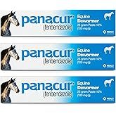 (3 Pack) PANACUR Dewormer Horse Paste 10%, 100mg Each