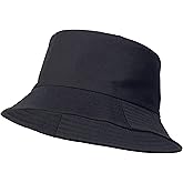 Utmost Bucket Hat | Two Tone Dual Color and Gradient Styles | Lightweight & Packable | Outdoor Summer Sun Hat(1pc Black)