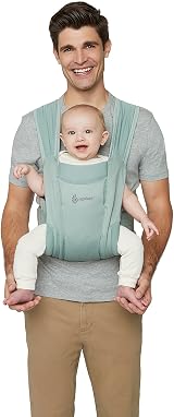 Ergobaby Embrace Soft Air Mesh Baby Carrier Sage Newborn to 11.3 kg view 5