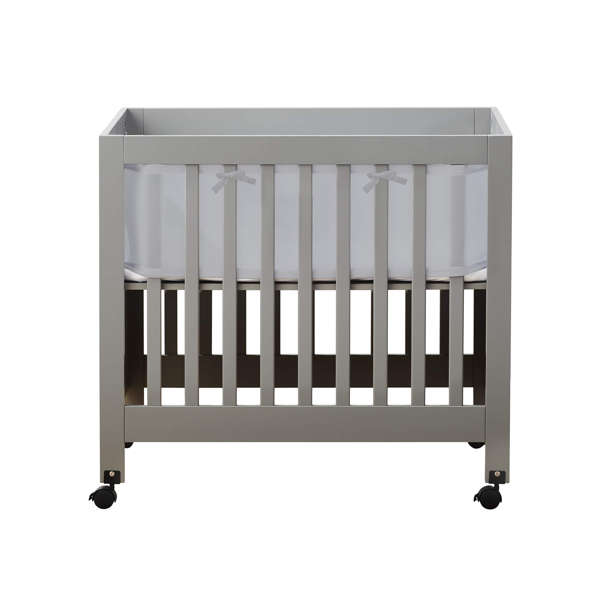 breathable mesh mini crib