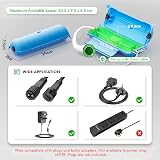 Restmo Outdoor IP44 Waterproof Connection Box 29x11x7.5cm Blue view 2