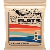 Ernie Ball Medium-Light Stainless Steel Flatwound Electric Guitar Strings - 12-52 Gauge