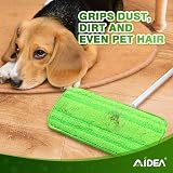 AIDEA 4pk Reusable Microfiber Mop Refills for Flash Speedmop 10-12 inch view 6
