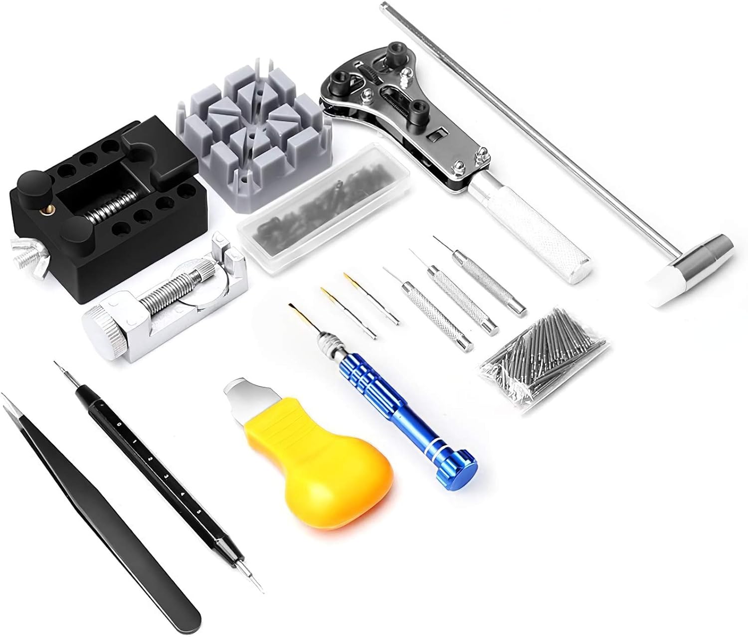 Watch Repair Kit, Eventronic Professional Spring Bar Tool Set Watch Band Link Pin Tool Set with Carrying Case: Home Improvement