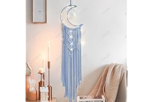 HSDCGET Dream Catchers, Moon Dream Catcher for Girls Boys Adult, Boho Wall Decor, Bedroom Decor, Living Room Decor, Nursery Decor, Teen Girl Gifts, Gifts for Women, Gifts for Christmas/Thanksgiving Day