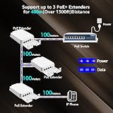 YuanLey 4 Port Outdoor PoE Extender 1-3 Out IEEE 802.3af/at IP66 Waterproof view 3