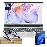HP Premium 15.6" FHD Touchscreen Laptop, Intel Core Ultra 5 225U, 16GB DDR5 RAM, 1TB SSD, Wi-Fi 6, Windows 11 Pro, Backlit Keyboard, Webcam, Copilot AI Notebook, Blue, Bundle with PCO Laptop Cooler