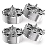 2 Inch (50mm) Wheel Spacers For Honda 4x110 – 74mm Hub Bore, M10x1.25 Studs, 4Pcs Silver, Munirater
