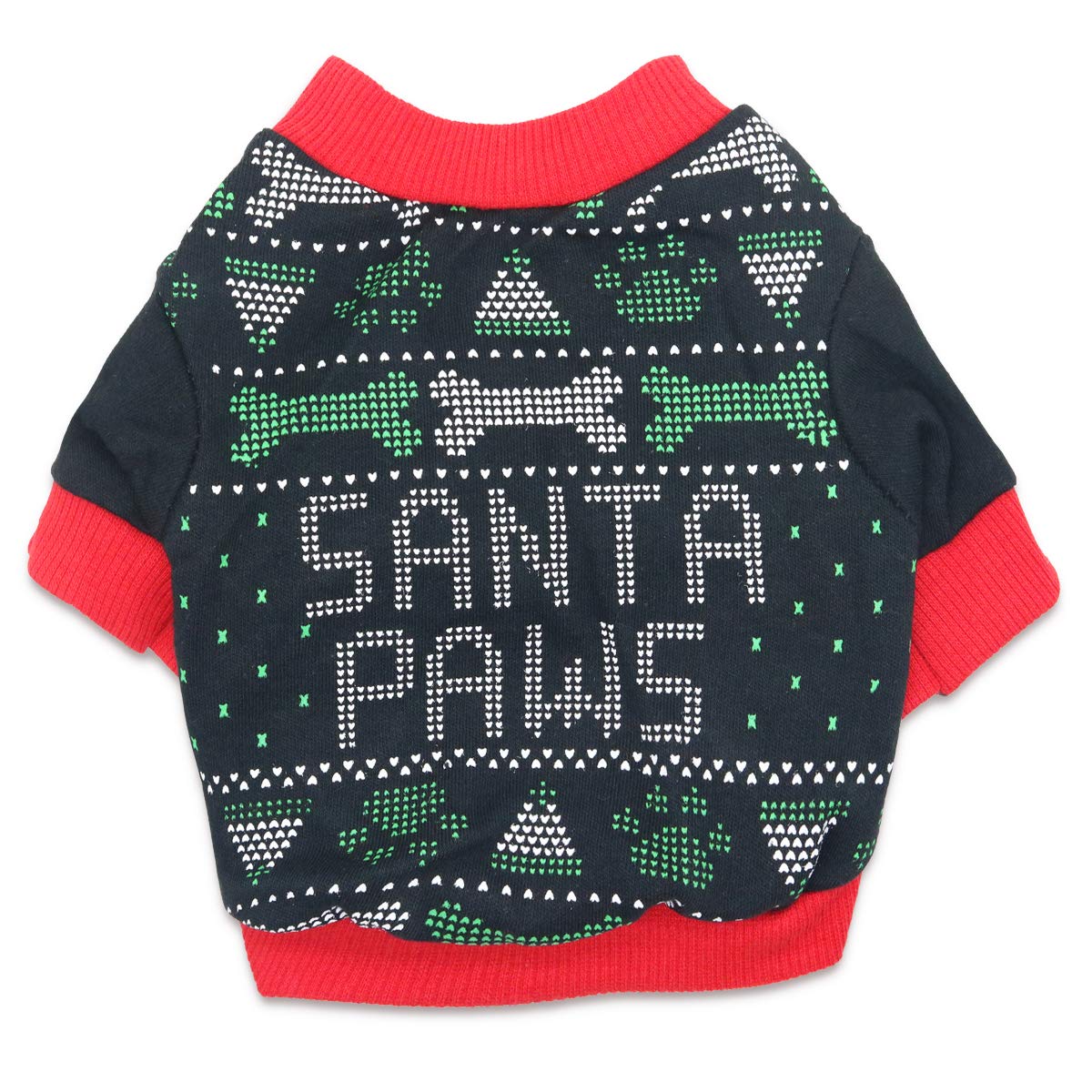 DroolingDog Pet Dog Christmas Shirt Puppy T-Shirt Xmas Dogs Shirts Christmas Clothes for Small Dogs, XS