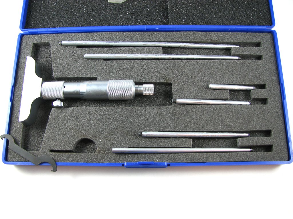 Depth Micrometer A Type 04" 21/2" Base Outside Micrometers Amazon