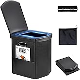 Portable Toilet Camping,Foldable Extra Large Camping Toilet Portable,It is Compact Portable Toilet for Adults and Children. S