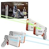 Sharper Image Laser Tag Blaster Set &ndash; 4-Pack with Lights &amp; Sounds, 110-ft Range, 7 Team Colors, Dual Firing Modes| Indoor &amp; Outdoor Game for Kids Teens Adults| Electronic Toy Gift| No Vests Needed