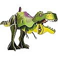 Build Your Own T-Rex Dinosaur - Moving Head and Jaw Closing Action - Eco Friendly Cardboard Craft Kit - Ages 8+