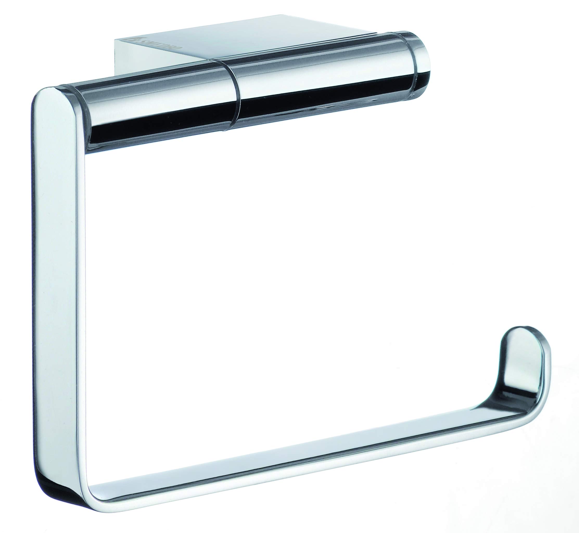 Smedbo "Air" Toilet Roll Holder without Lid, Polished Chrome, 12.6 x 8.8 x 4.7 cm