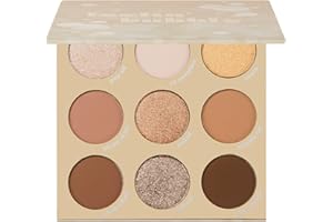 ColourPop Feelin' Bubbly Eyeshadow Palette - Brown & Gold Palette with Metallic and Matte Finishes - High-Pigment Eye Makeup with a Long-Wearing Formula (0.3 oz)