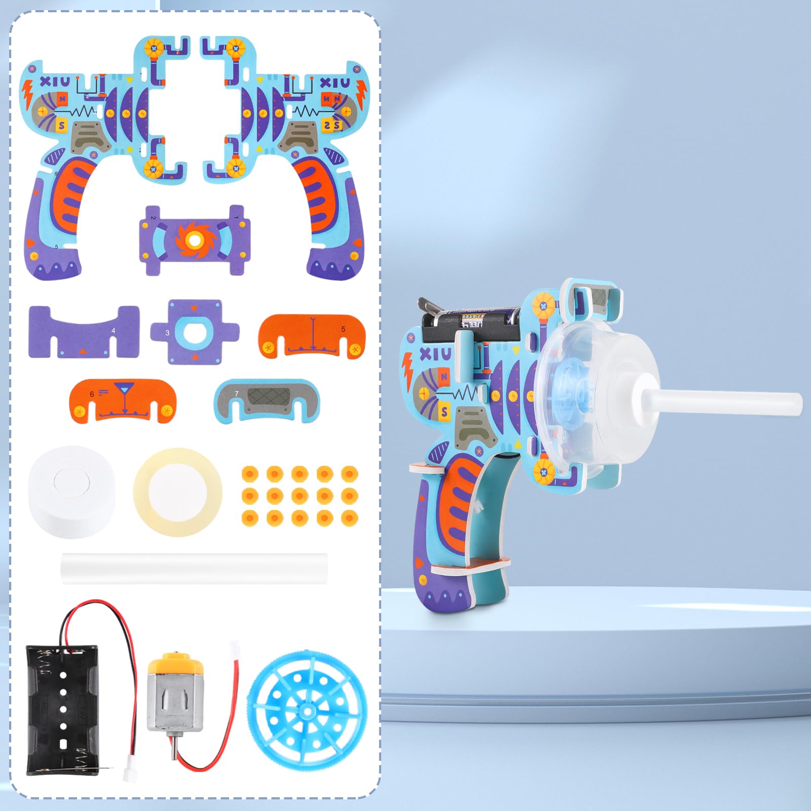 Mua 8 Set STEM Projects for Kids, DC Motor DIY Robotic Kit for Kids Age ...