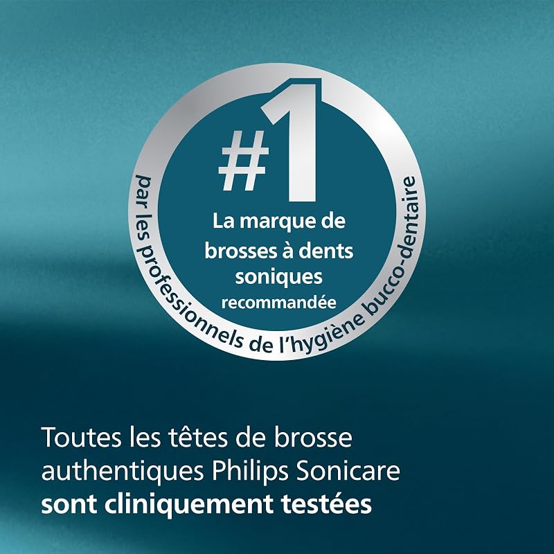 Sonicare A3 Premium tout-en-un - têtes de brosse à dents de rechange d'origine, blanc, lot de 4, HX9094/87