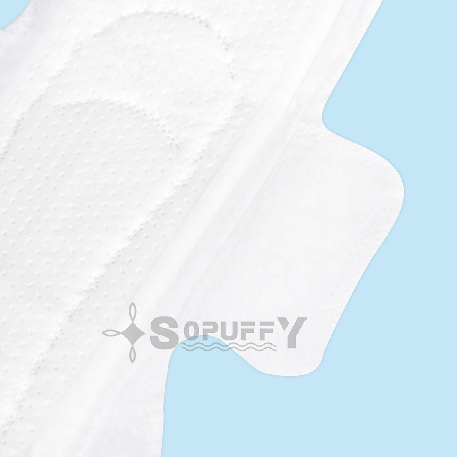 Sopuffy New Technology Fiber Night Time Pads, Ultra Thin Sanitary Napkins with Wings, 12 Count (Pack of 1): Health & Personal Care