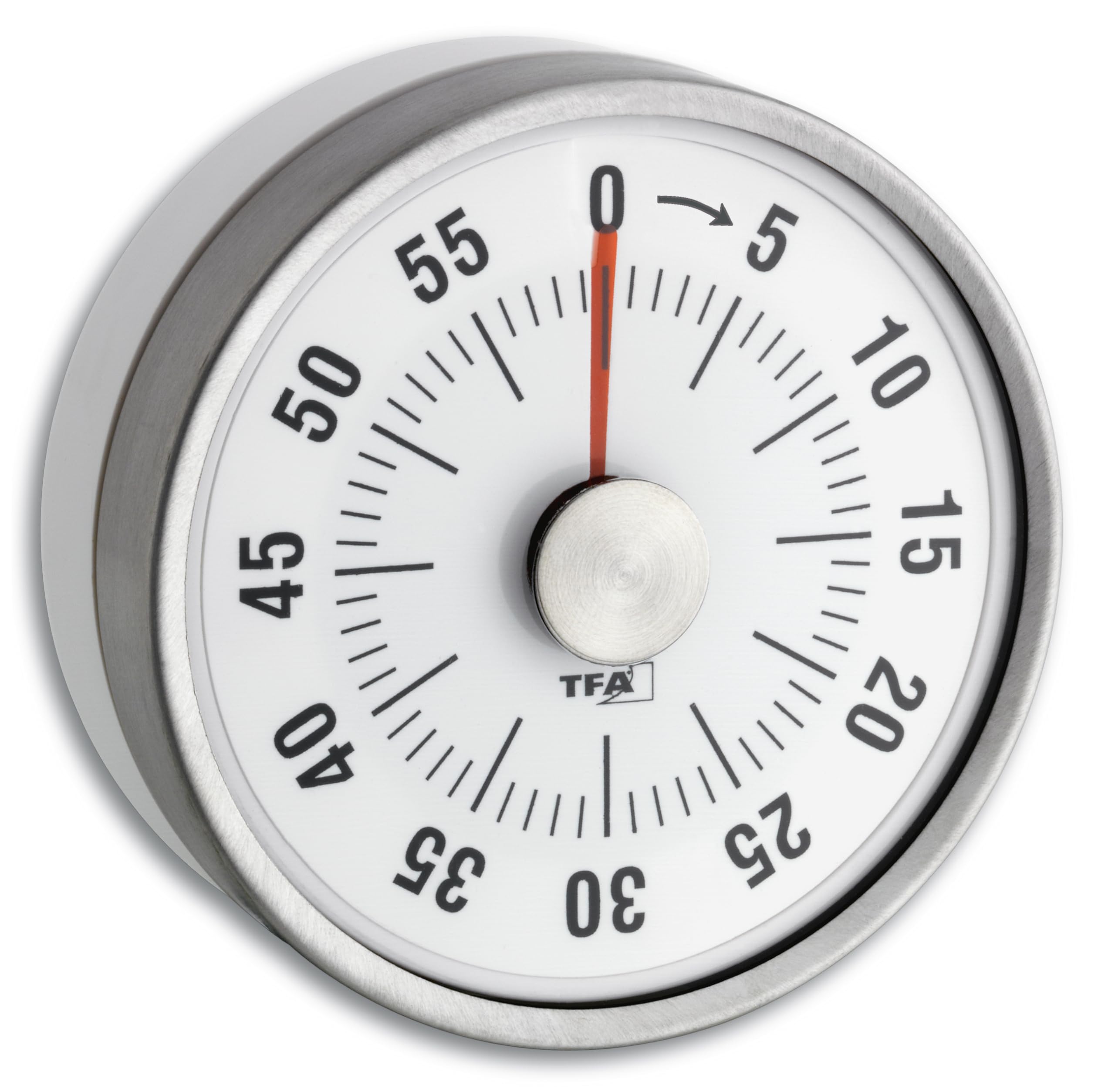 TFA Puck Kitchen Timer, White