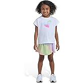 adidas Baby Girls' 2-Piece T-Shirt & Flouncy Skort Set