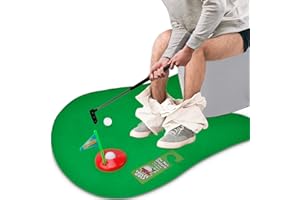 Christmas Day Unique Gift Toilet Golf Gifts for Men Stocking Stuffers for Men White Elephant Gag Gifts for Adults Toilet Game