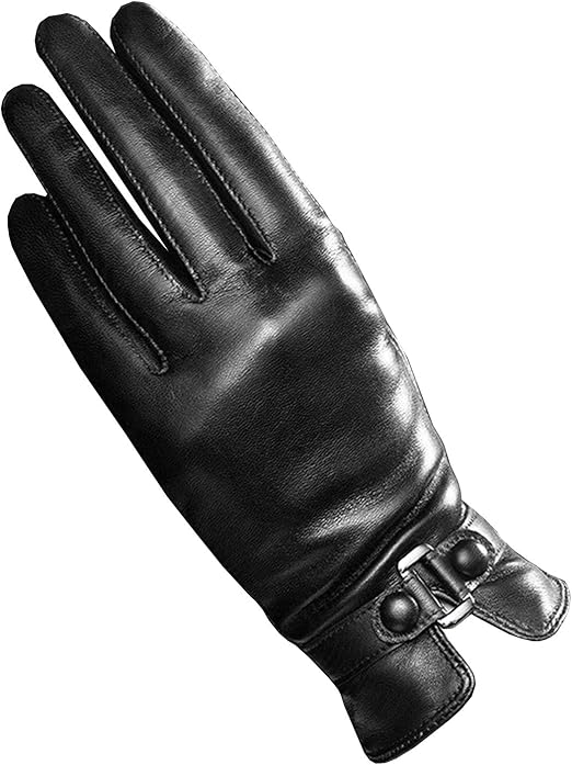 Amazon.com: YMG Women's Genuine Leather Gloves Ladies Sheepskin Winter Warm Plush Thickened 